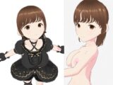 黒いドレスを着たお姉さん（セリフなし  3DCGモデル  イラスト集）