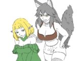 狼耳剣士と僕っ子エルフが、 淫魔の呪いでエッチなトラブルにぐずぐずに巻き込まれる話